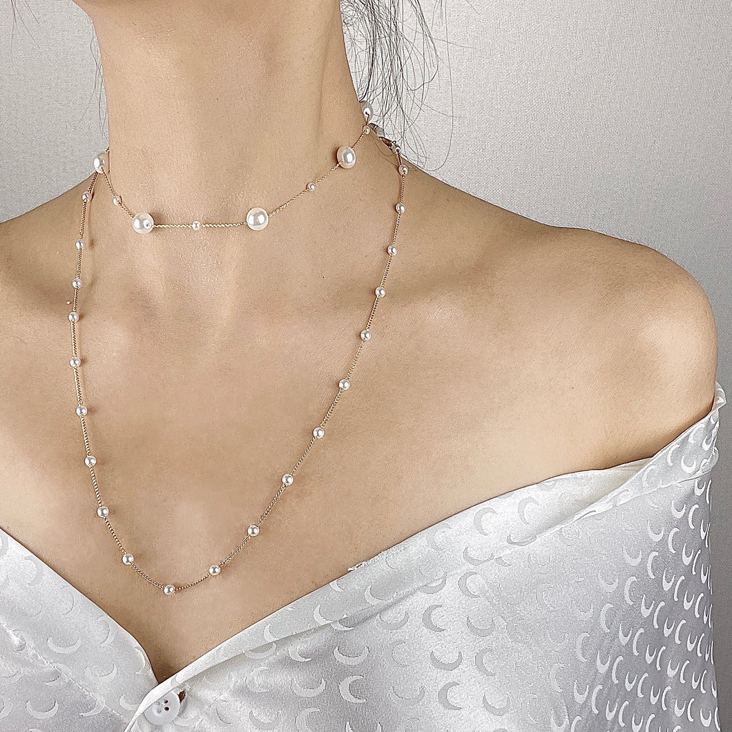 Pure and Pearl Necklace