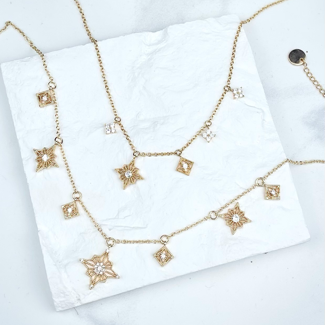 Shooting Star Necklace Set